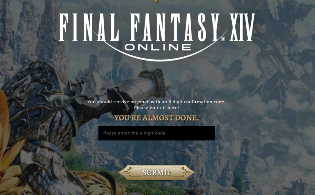 final fantasy online registration code free trial