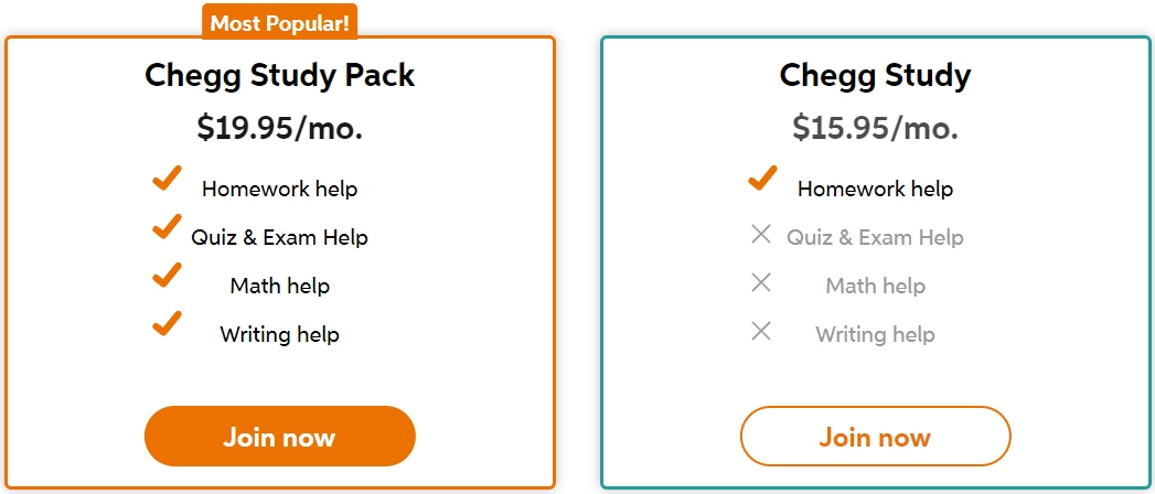 chegg free trial without credit card